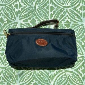 Longchamp Navy small zip bag 'Le Pliage' Pouchette